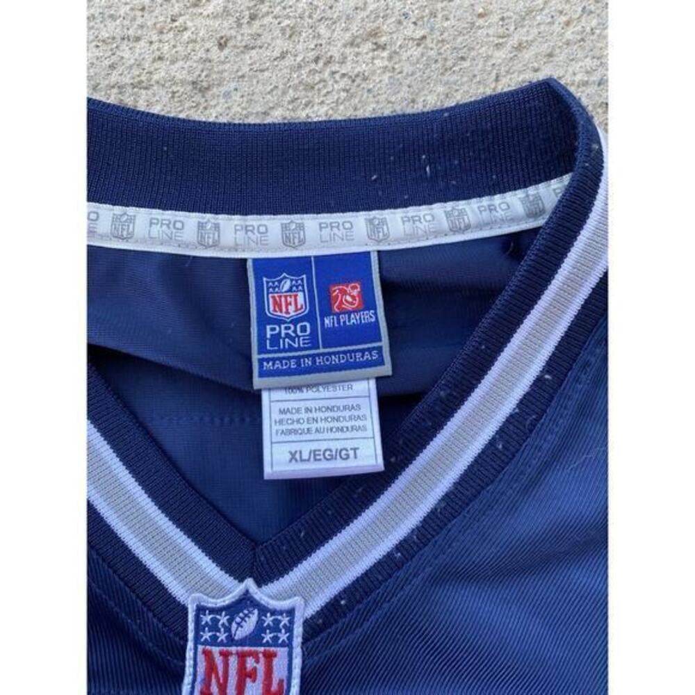 Vintage Dallas Cowboys Ezekiel Elliott #21 NFL Pro Line Jersey Men XL Navy Blue‎ - Picture 6 of 10